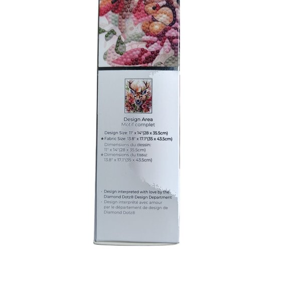 Diamond Dotz Special Edition Floral Deer Facet Art Painting Kit - Picture 5 of 8